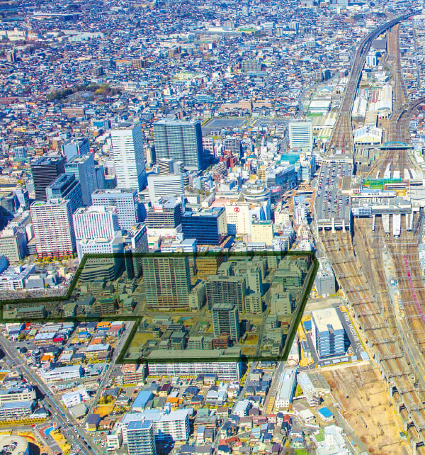 大宮駅西口地区第4地区 土地区画整理事業