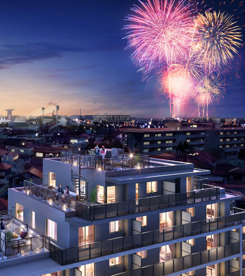 OWNER'S SKY TERRACE ROOF BALCONY